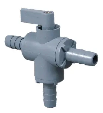 3-Way Poly Ball Valve 1/4" (2292) 1