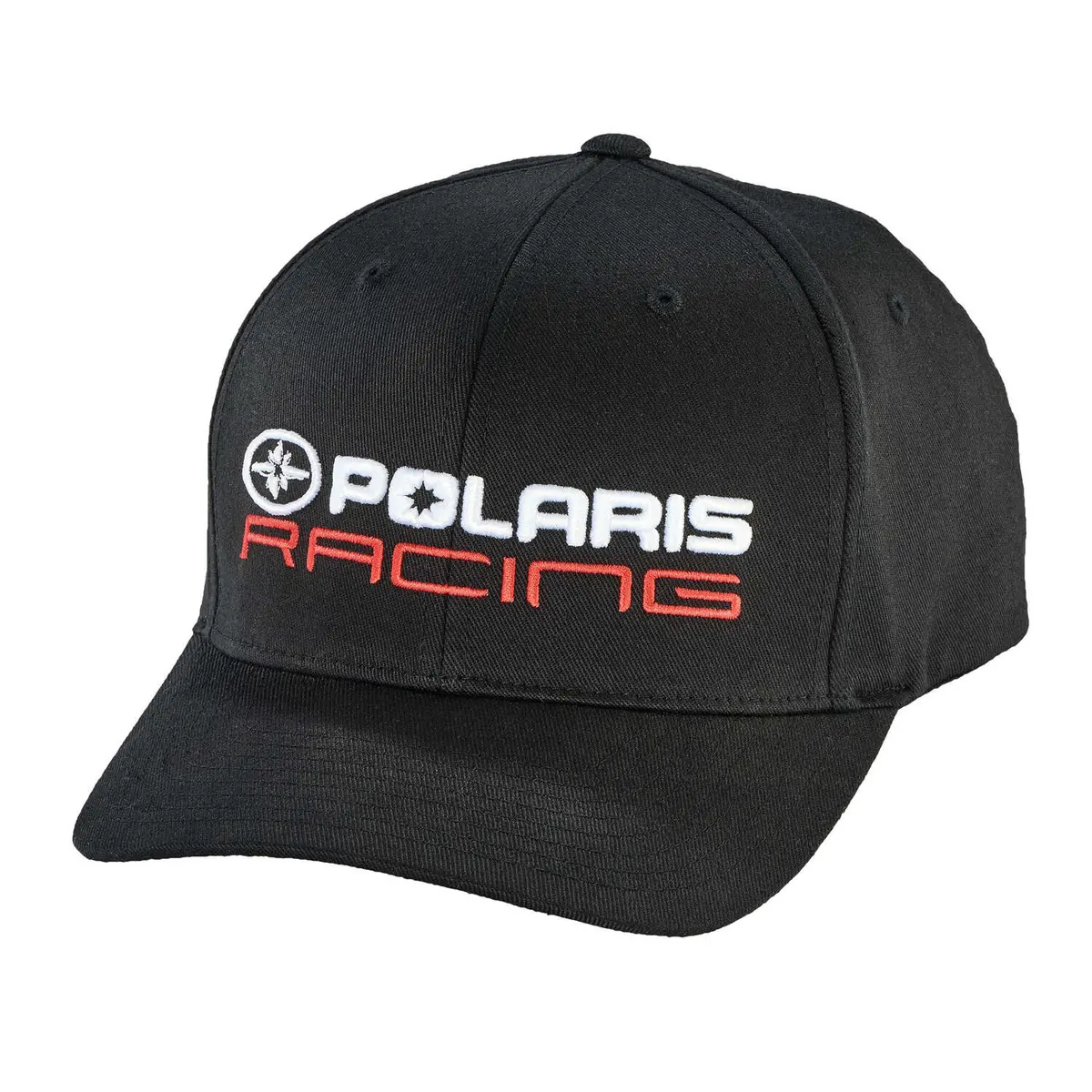 Unisex (S/M) Flexfit Hat With Racing Logo, Black 1