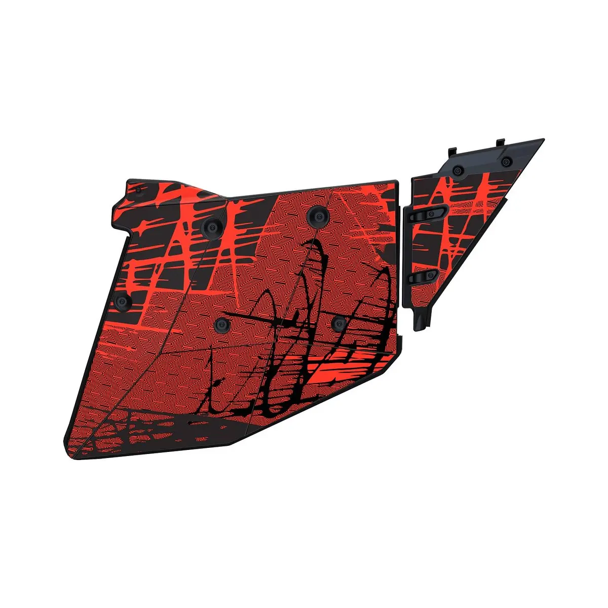 4 Seat Aluminum Door Graphics, Black Pearl, Part 2883130 1