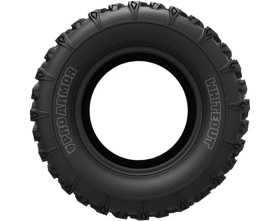 Pro Armor Whiteout Tire, Front 27" X 14" R14 1