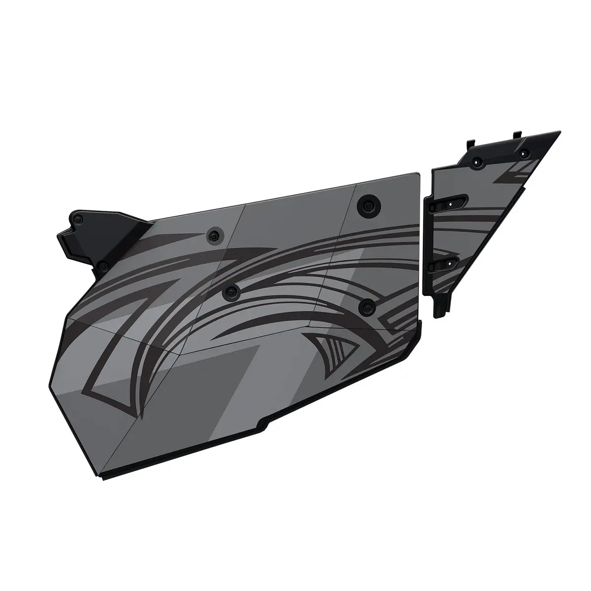 4 Seat Aluminum Door Graphics, Titanium 1