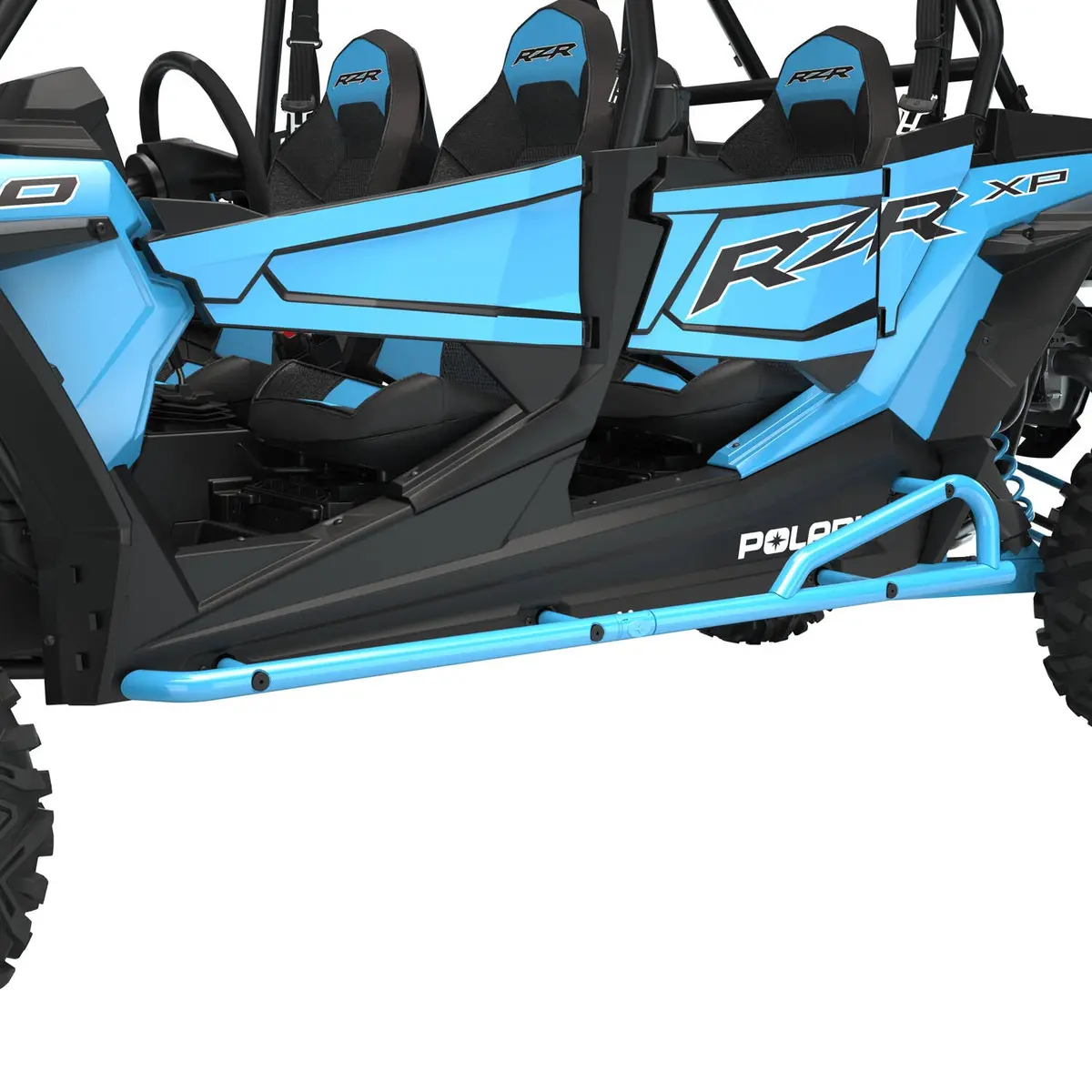 Kick-Out Rock Sliders, 4-Seat, Black 1