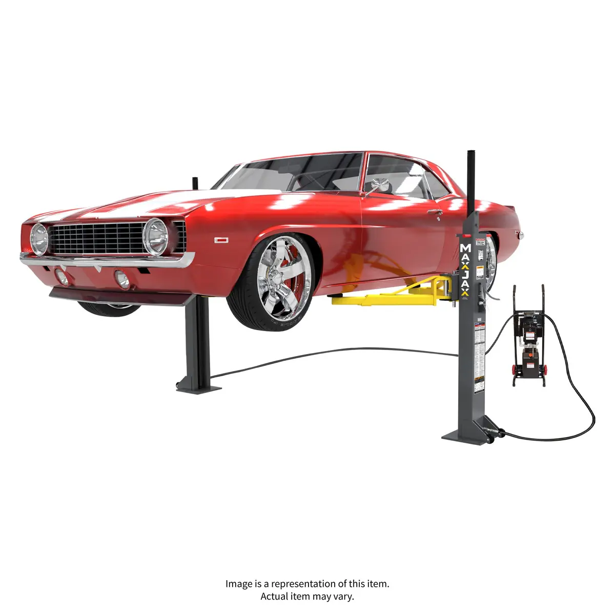 Maxjax M7k - Portable Two-Post Garage Lift 1