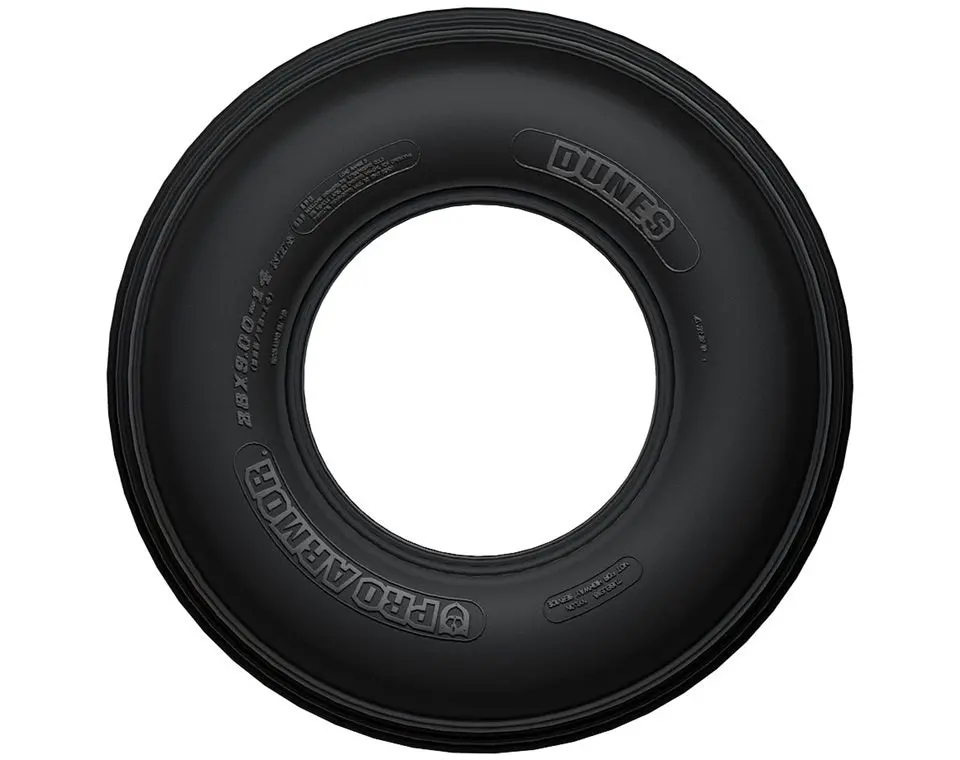 Pro Armor Dunes Tire, Front 28" X 9" R14 2