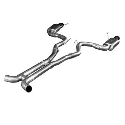 Kooks Headers & Exhaust:  2015+ Ford Mustang Gt 5.0L Full 3" Exhaust System W/ H-Pipe & Black Tips 1