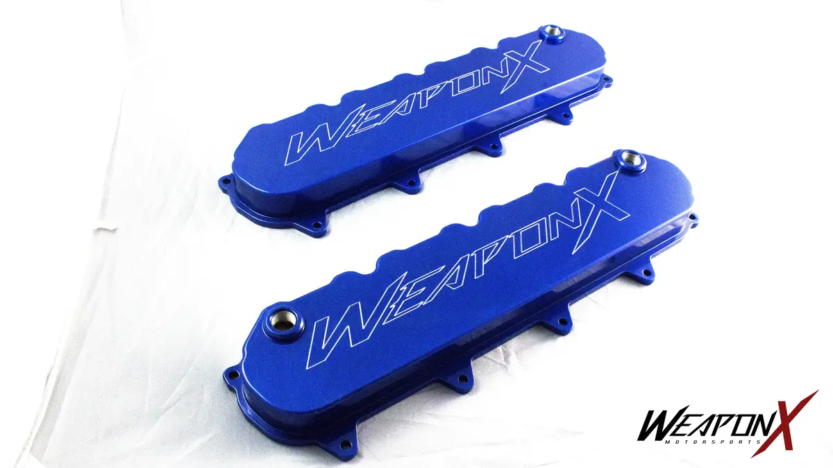 Weapon-X: Ls Billet Valve Covers  [Camaro Corvette Cts V G8 Ss] 1