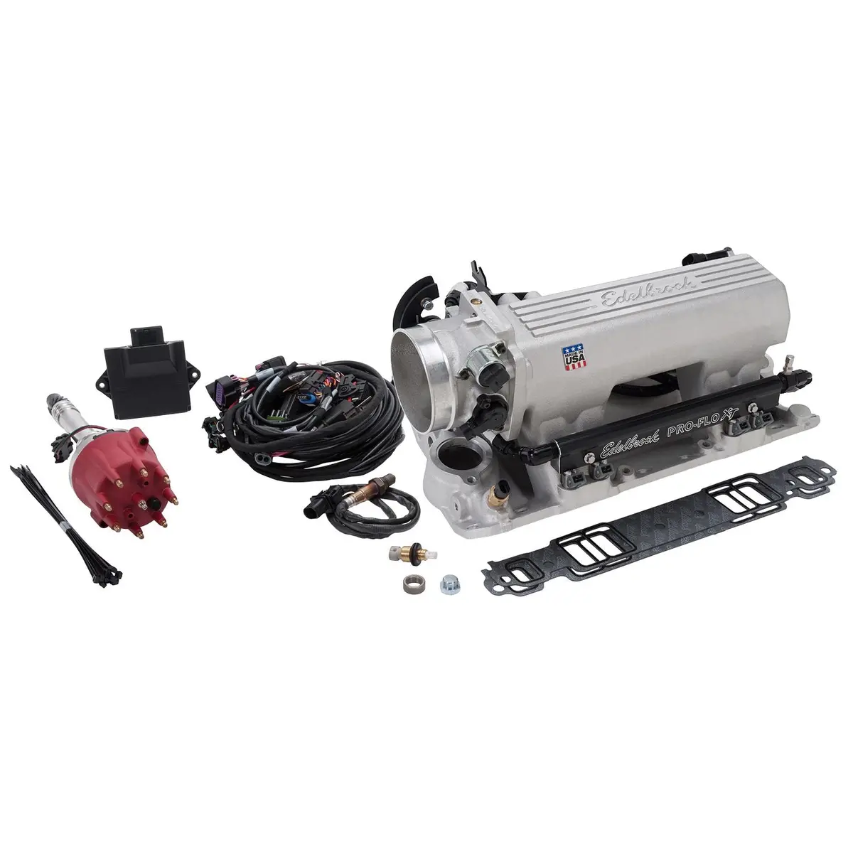 Edelbrock Pro-Flo 4 Efi Xt-Style Kit #358100 For 1986 & Earlier Chevrolet Sb W/O Tablet 1
