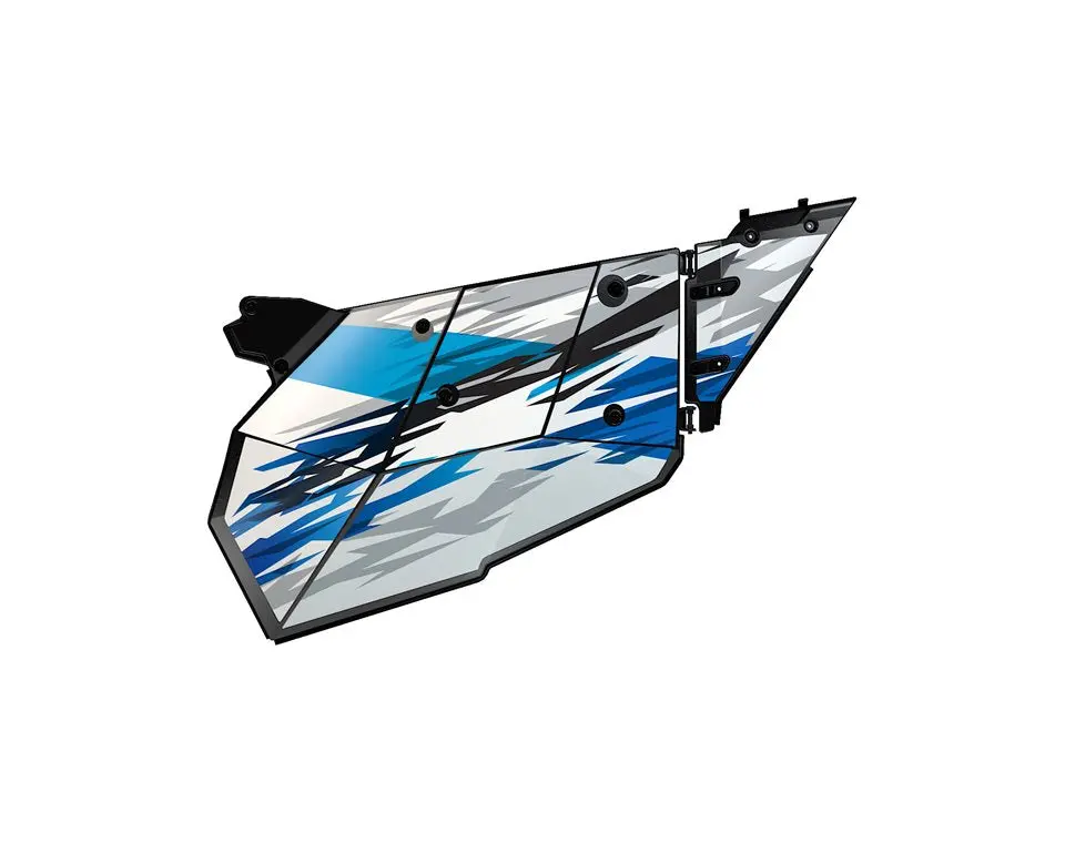 2 Seat Aluminum Door Graphics, Turbo White 1