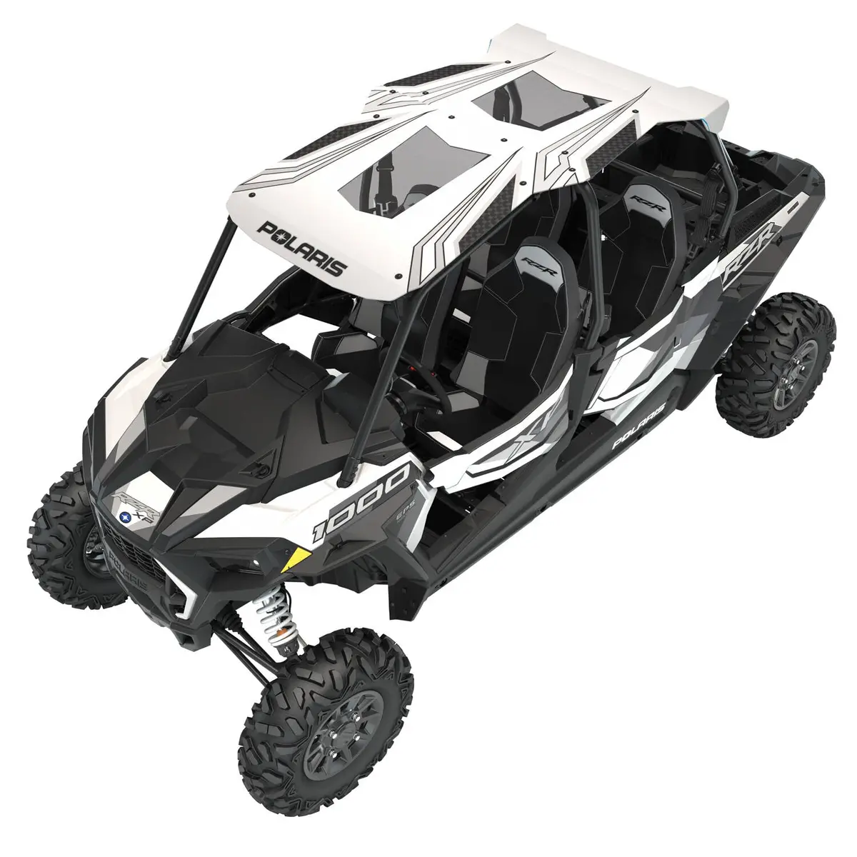 4-Seat Graphic Sport Roof, White 1