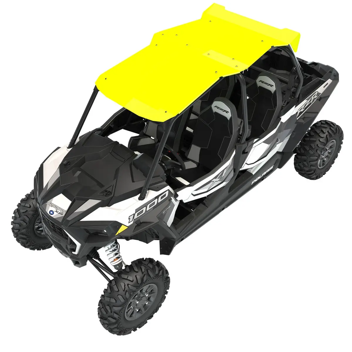 4-Seat Aluminum Roof, Lime Squeeze 1