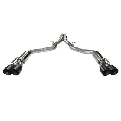 Kooks Headers & Exhaust: 2015+ Dodge Challenger Hellcat 3" Competition Catback Exhaust With Black Tips 2