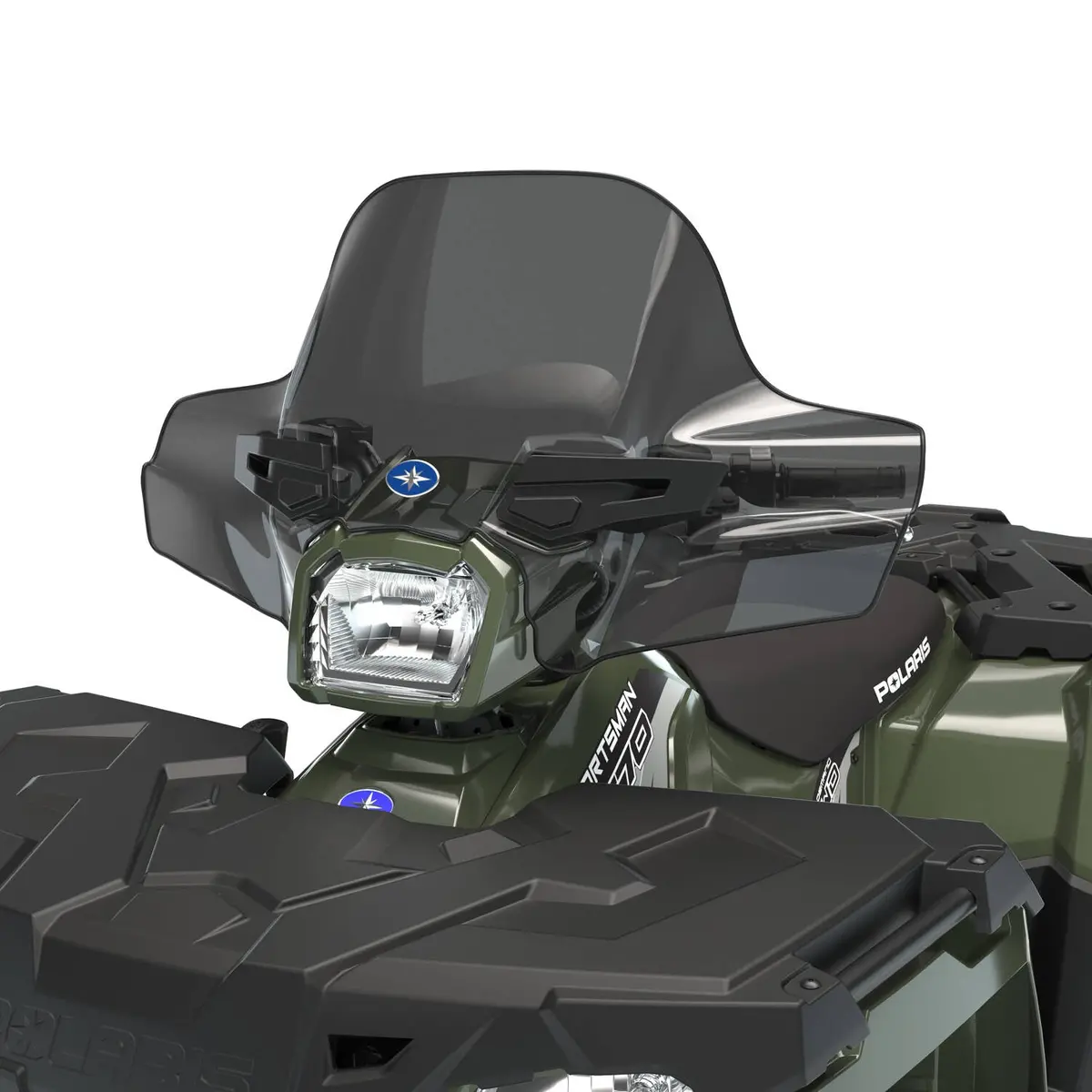 Lock & Ride Tinted Smoke Windshield, Mid View 1
