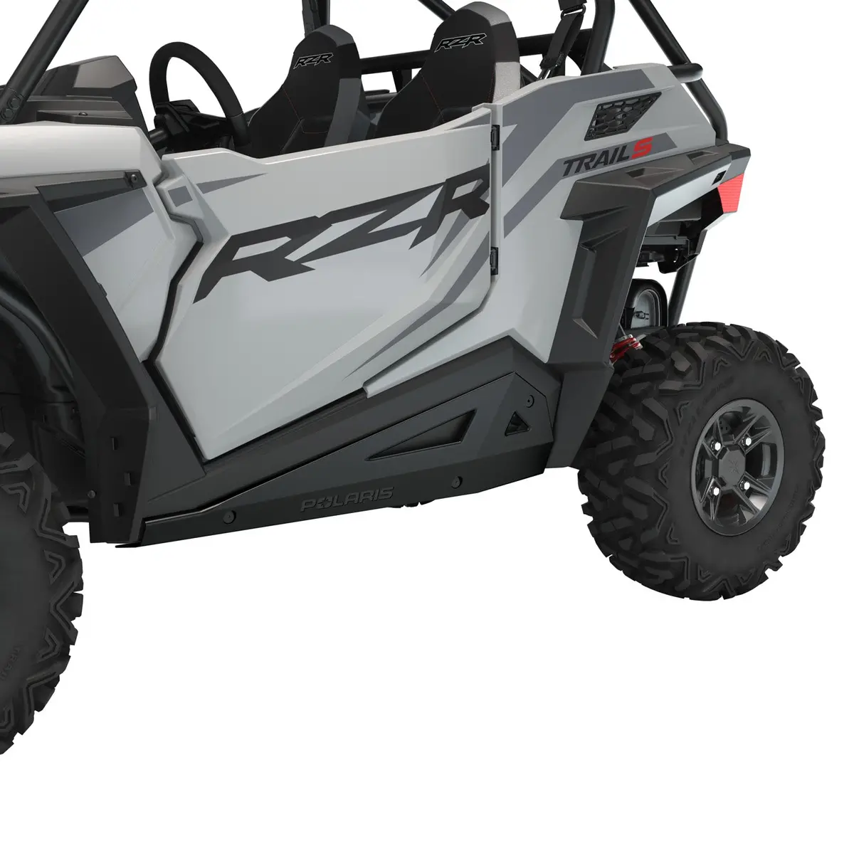 Low Profile Rock Sliders, 2-Seat, Matte Black 1