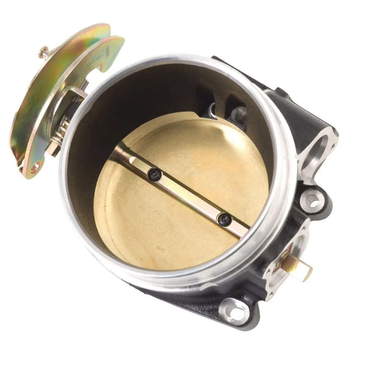 Edelbrock Fuel Injection Throttle Body #386403 Victor Ls W/O Iac & Tps Black Powder Coated 1