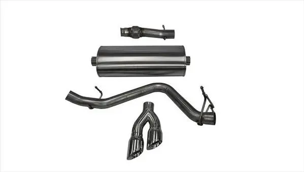 Corsa Performance 2014-2019C Chevrolet Silverado, Gmc Sierra, 5.3L V8, 3.0" Single Side Exit Catback Exhaust System With Twin 4.0" Tip (14846) Touring Sound Level 1