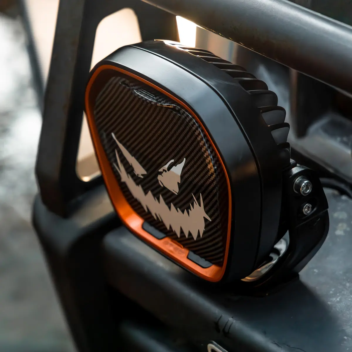 Type-X Evo Carbon Fibre Cover (Halloween Smiley) 1