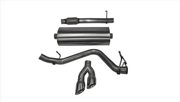 Corsa Performance 2014-2019C Chevrolet Silverado, Gmc Sierra 5.3L, 3.0" Single Side Exit Catback Exhaust System With Twin 4.0" Tip (14847) Touring Sound Level 1