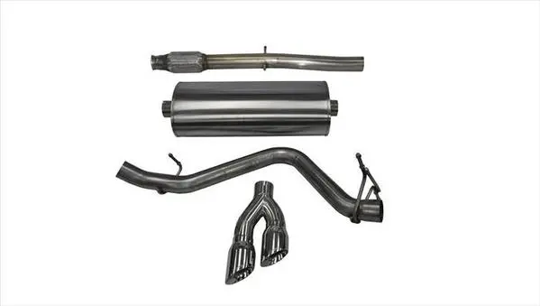 Corsa Performance 2014-2019C Chevrolet Silverado, Gmc Sierra, 5.3L V8, 3.0" Single Side Exit Catback Exhaust System With Twin 4.0" Tip (14848) Touring Sound Level 1
