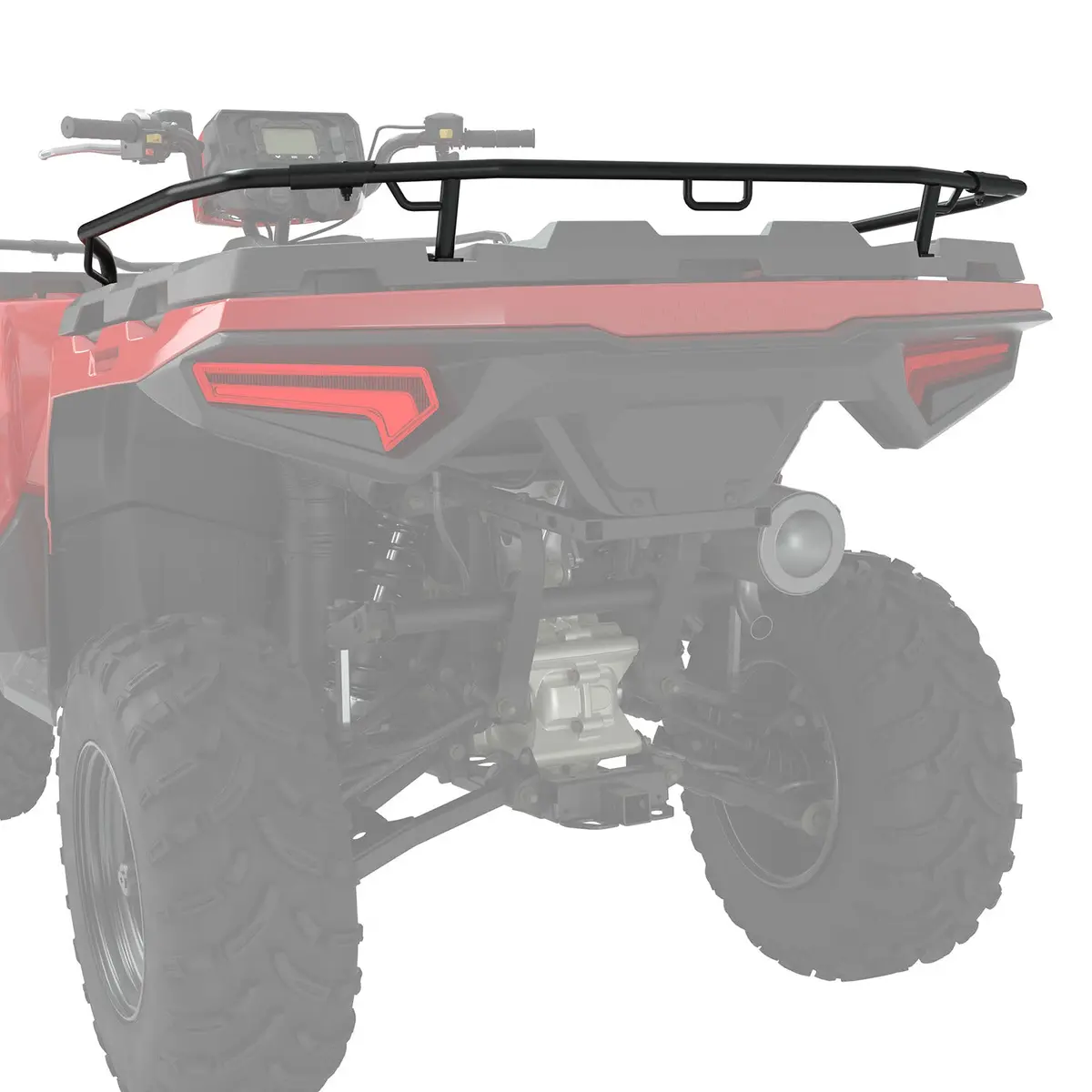 Rear Rack Extender, Black, Part 2884841 1