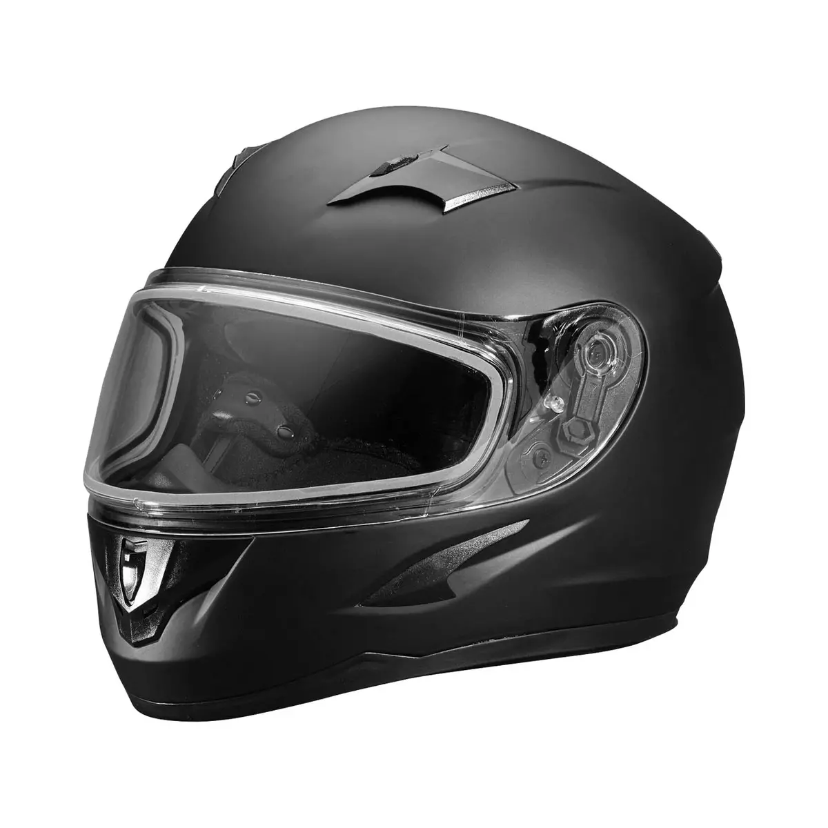 Blaze Adult Full-Face Helmet With Anti-Fog Flip Shield, Blue Matte 1