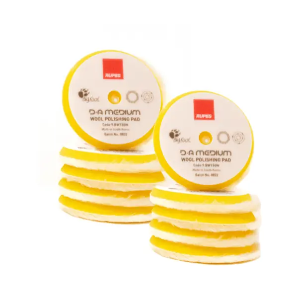 Rupes Yellow Da Medium Polishing Wool Pad 7