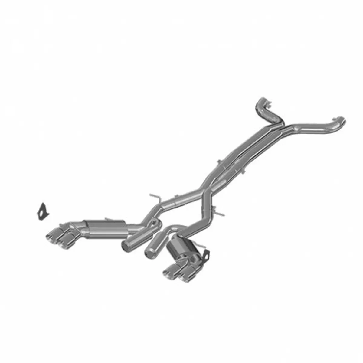 Mbrp: 2017-21 Chevy Camaro Zl1 (Coupe Only) -- 3" Dual Cat Back, Quad Tips, Race Version, T409 1