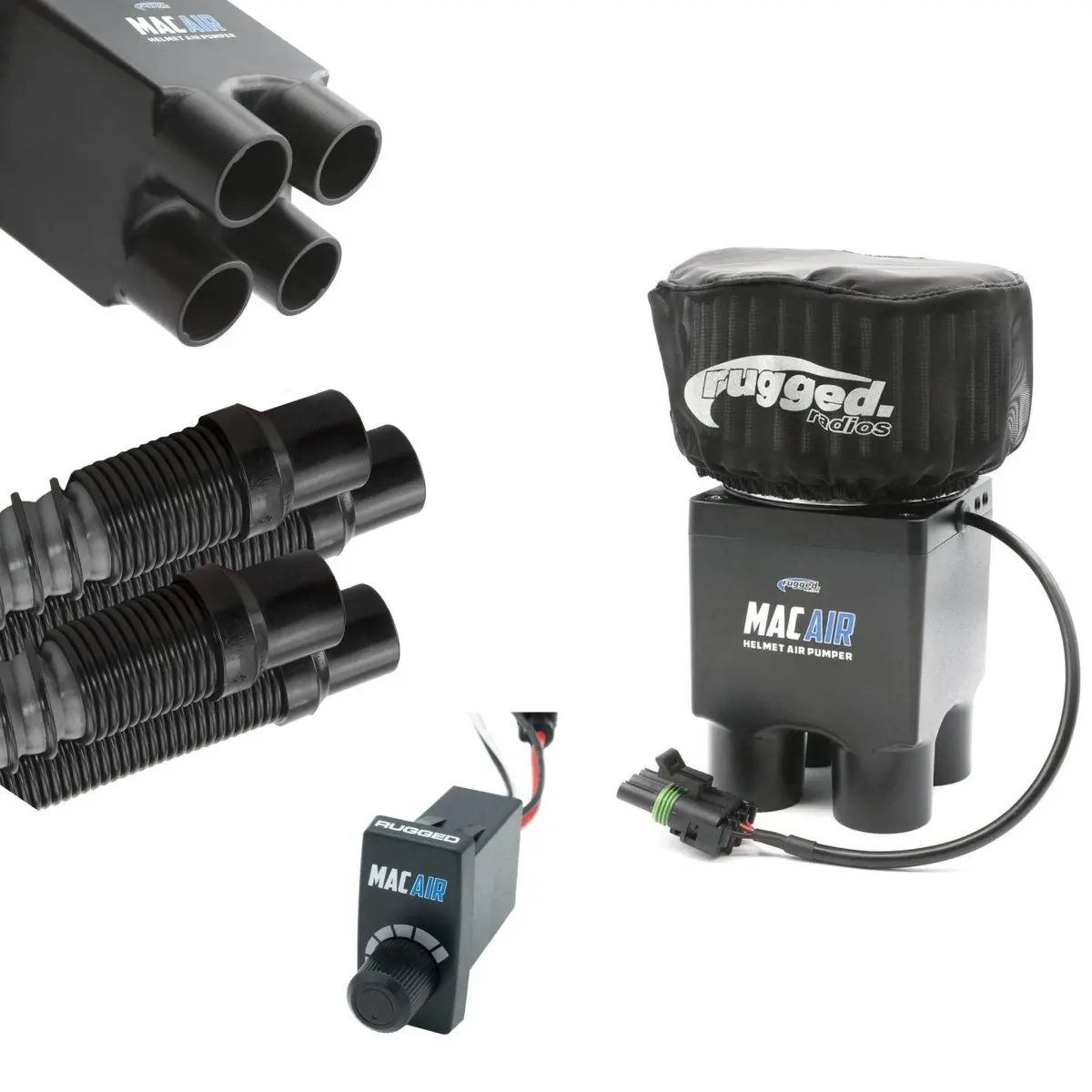 4 Person Utv Helmet Air Pumper System | Rugged Radios 1