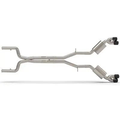 Kooks Headers & Exhaust:  2016 + Camaro Ss / Zl1 3" Non-Catted Exhaust System W/ Black Quad Tips 1