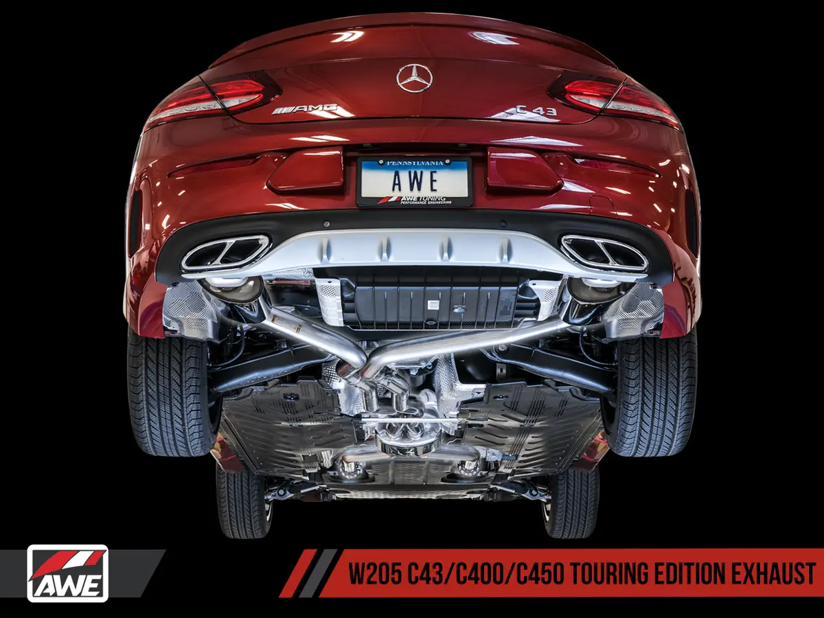 Awe: 2016-2018 Mercedes-Benz C400 | C450 Amg | C43 Amg W205 - Touring Exhaust 2