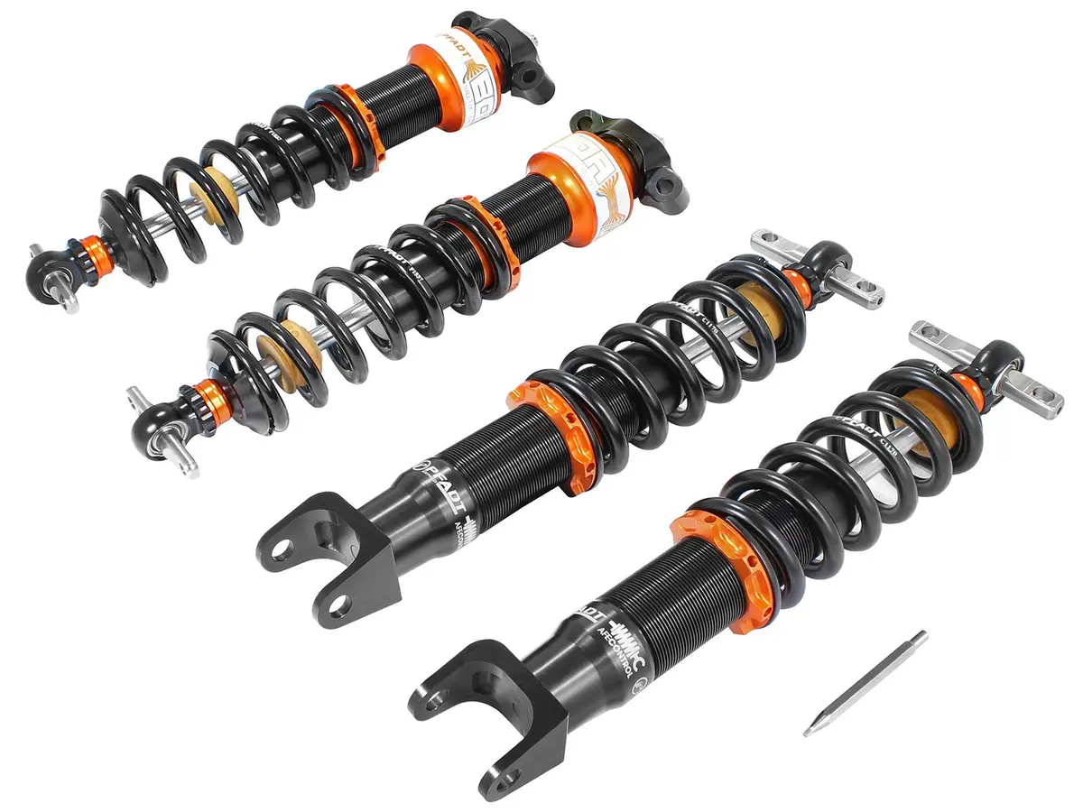 Afe: Control Pfadt Series Featherlight Single Adjustable Street/Track Coilover System Chevrolet Corvette (C7) 14-19 V8-6.2L 1