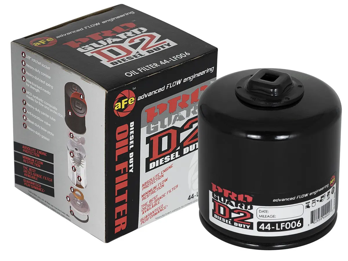 Afe: Pro Guard D2 Oil Filter Canister: 3.66In Od X 3.66In Ht 1