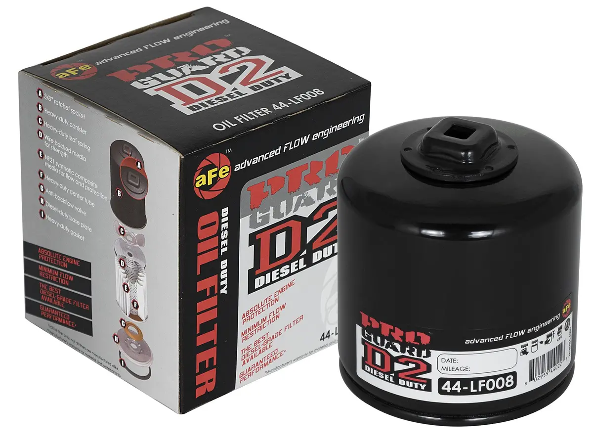 Afe: Pro Guard D2 Oil Filter Canister: 3.66In Od X 3.66In Ht 1
