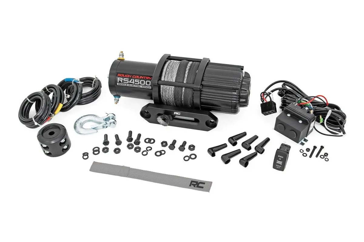 4500-Lb Synthetic Utv Winch | Rough Country 1