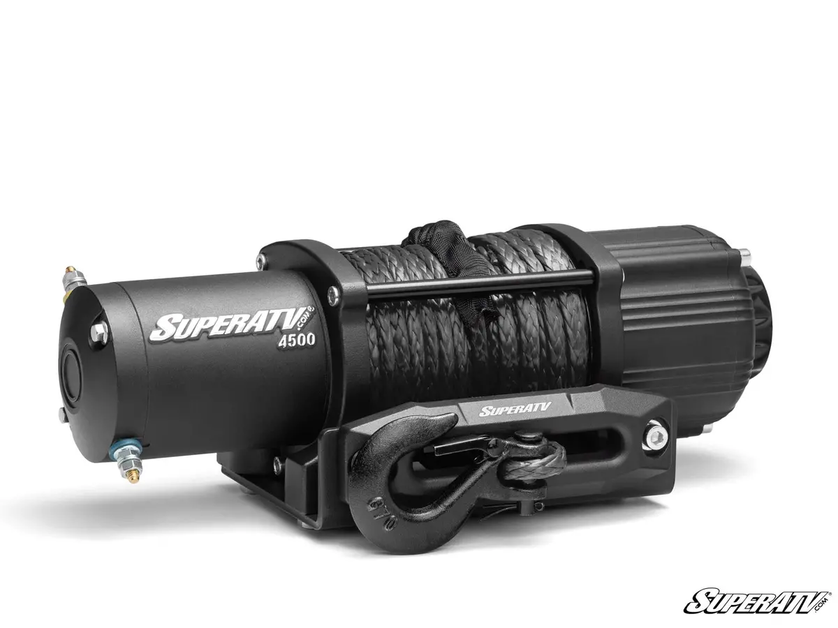4500 Lb. Utv/Atv Superatv Winch (With Wireless Remote & Synthetic Rope) 1