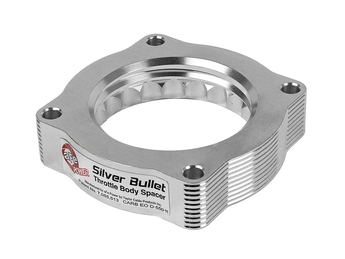 Afe: Silver Bullet Throttle Body Spacer Bmw X5 4.4I/4.6Is (E53) 00-06 V8-4.4L/4.6L (M62/N62) 1