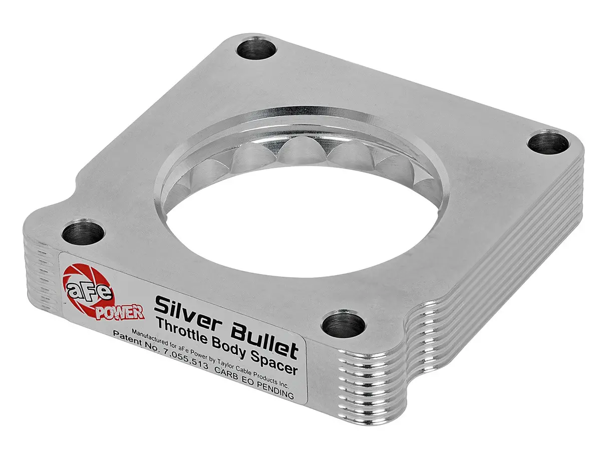 Afe: Silver Bullet Throttle Body Spacer  Nissan Patrol (Y61) 01-16 I6-4.8L W/ Manual Transmission 1
