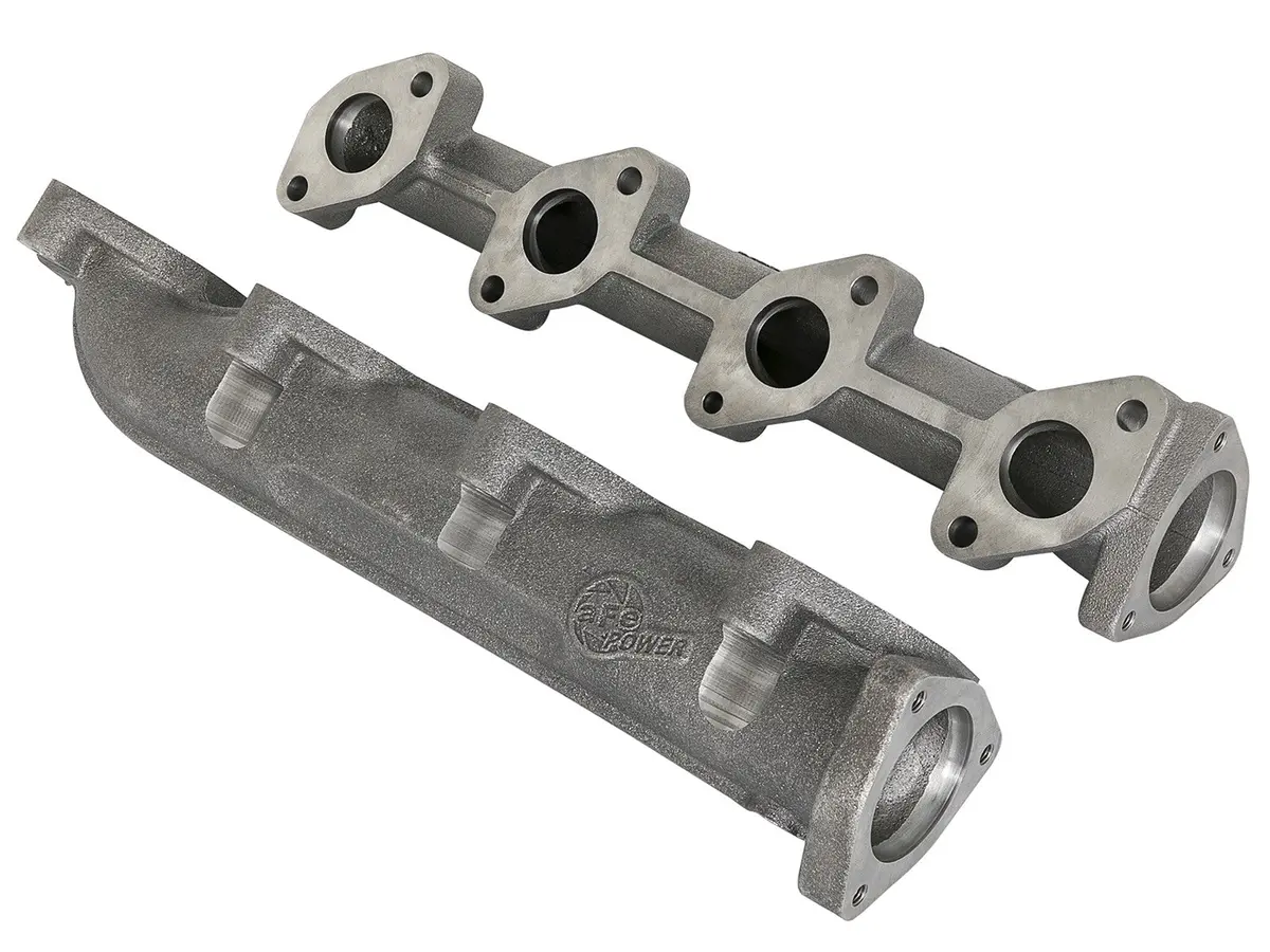Afe: Bladerunner Ported Ductile Iron Exhaust Manifolds Ford Diesel Trucks 08-10 V8-6.4L (Td) 1