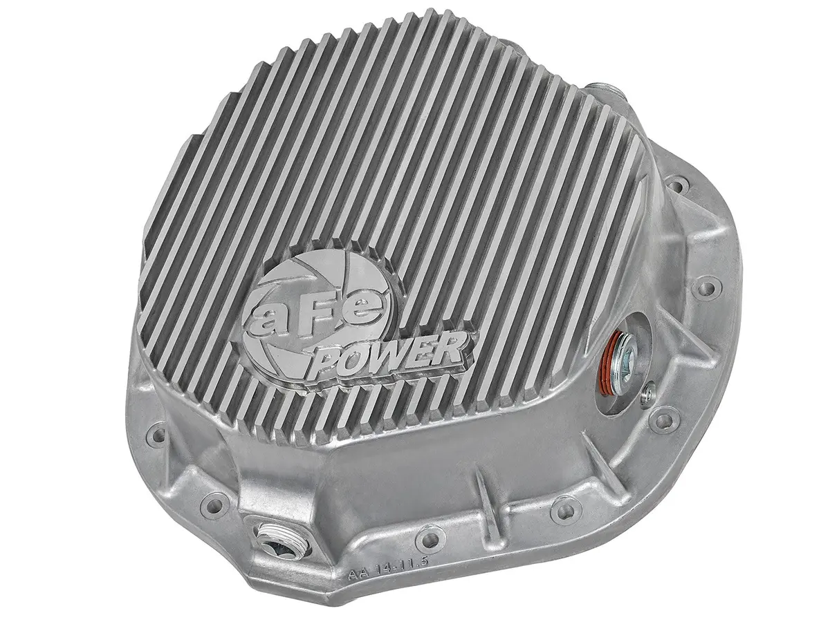 Afe: Rear Differential Cover, Raw Finish; Street Series Dodge/Ram Diesel Trucks 03-14 L6-5.9L (Td)/6.7L (Td) / Gm Gas Trucks 01-07 V8-8.1L / Gm Diesel Trucks 01-17 V8- 6.6L (Td) (Aam 11.50-14 Bolt Axles) 1