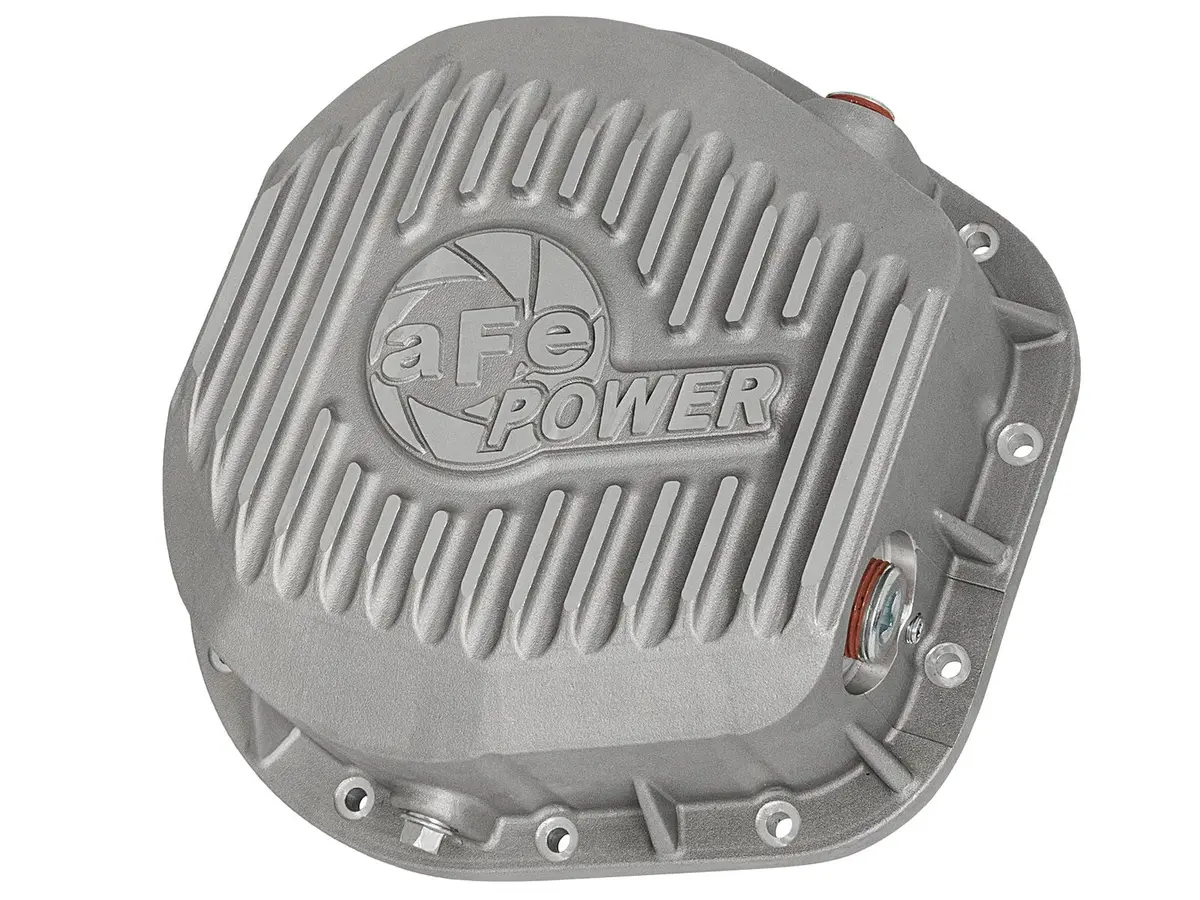 Afe: Rear Differential Cover, Raw Finish; Street Series Ford F-250/F-350/Excursion 86-19 V8 (Td) (10.25 & 10.50-12 Bolt Axles) 1