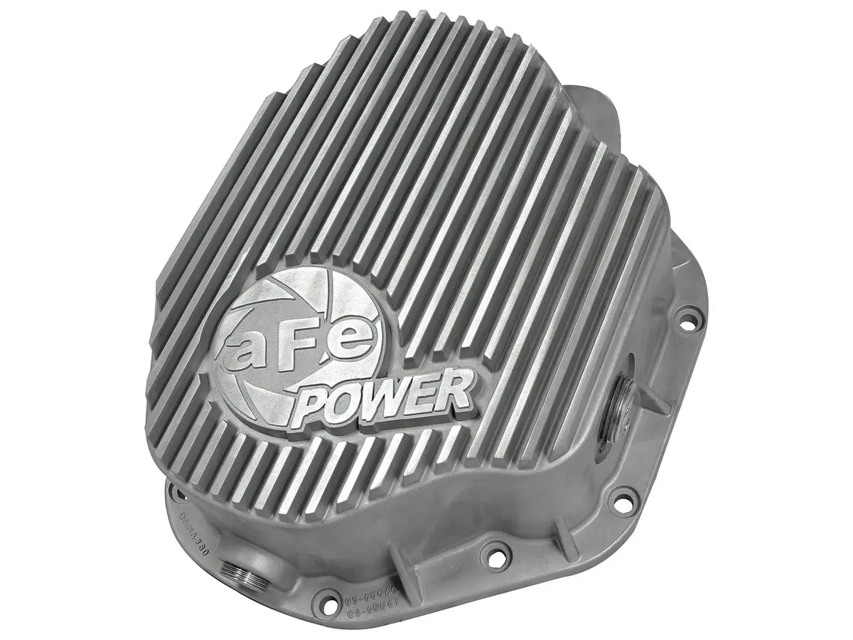 Afe: Rear Differential Cover, Raw Finish; Street Series Dodge Diesel Trucks 94-02 L6-5.9L (Td) Ford F-350/450 Drw 99-07 V8-7.3L/6.0L(Td) (Dana 80 Axles) 1