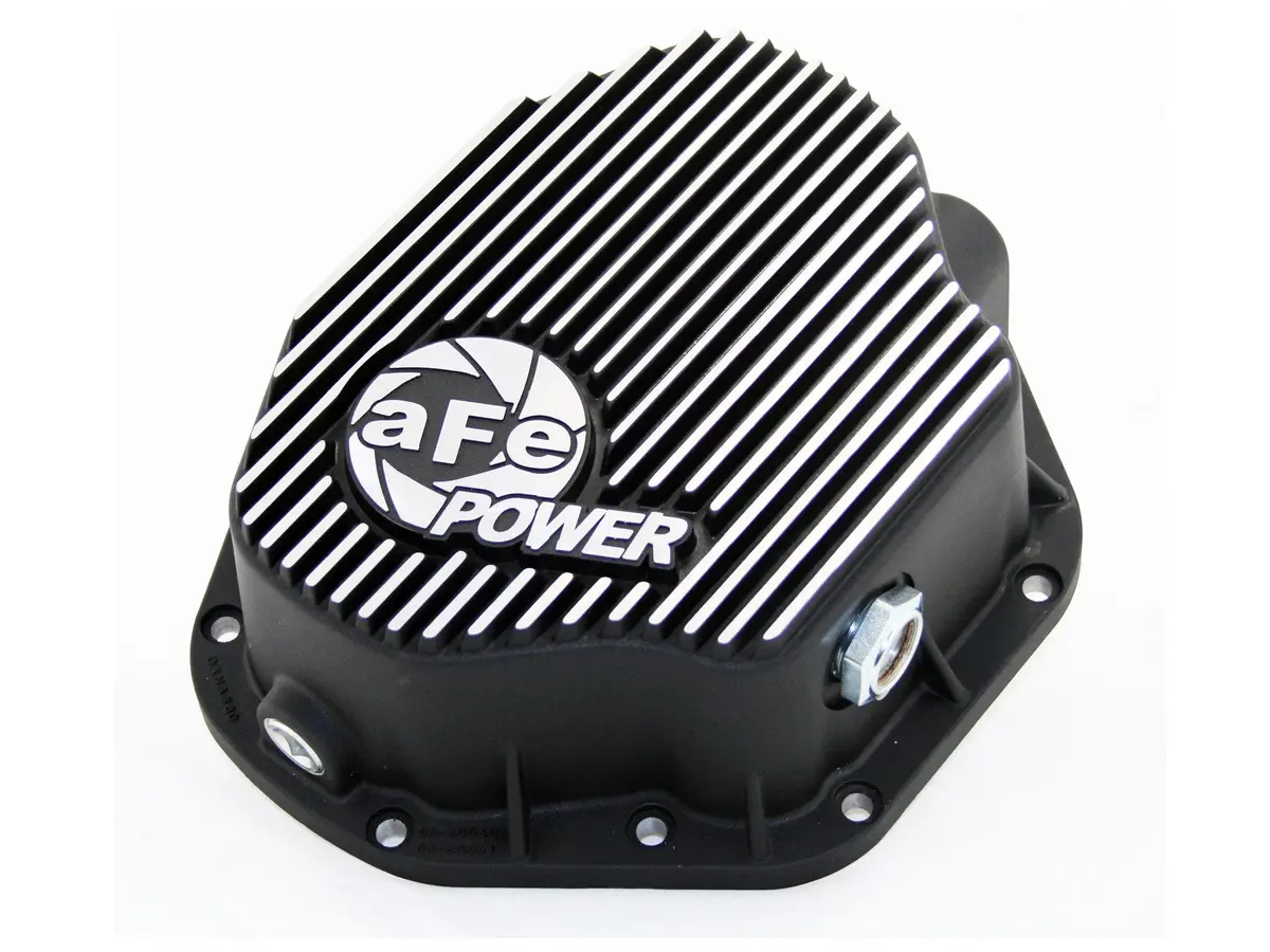 Afe: Rear Differential Cover, Machined Fins; Pro Series Dodge Diesel Trucks 94-02 L6-5.9L (Td); Ford F-350/450 Drw 99-07 V8-7.3L/6.0L(Td) (Dana 80 Axles) 1