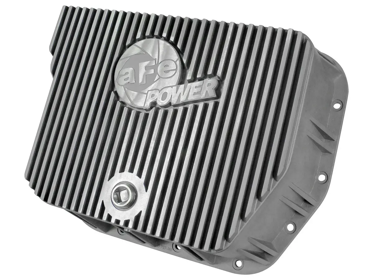 Afe: Transmission Pan, Machined Fins Dodge Diesel Trucks 94-07 L6-5.9L (Td) (727 (36Rh, 37Rh), 518 (46Rh, 46Re), 618 (47Rh, 47Re, 48Re) Transmission) 1