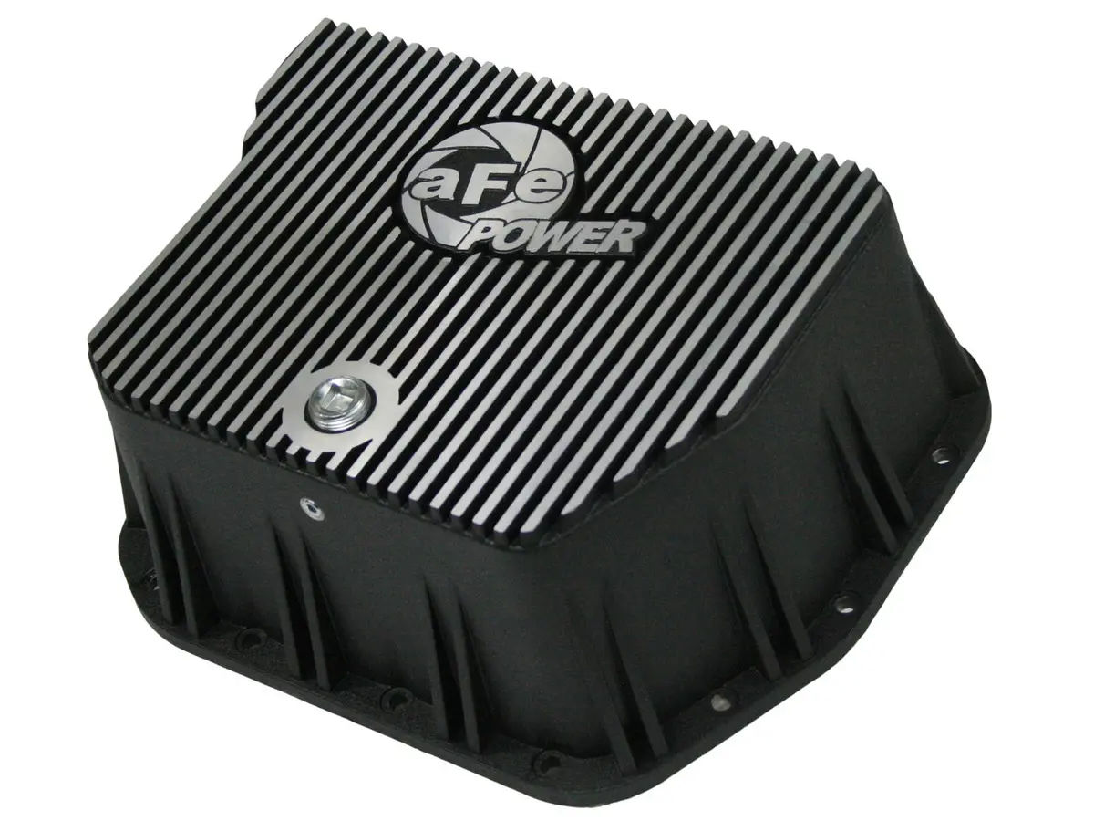 Afe: Transmission Pan, Machined Fins Dodge Diesel Trucks 94-07 L6-5.9L (Td) (727 (36Rh, 37Rh), 518 (46Rh, 46Re), 618 (47Rh, 47Re, 48Re) Transmission) 1