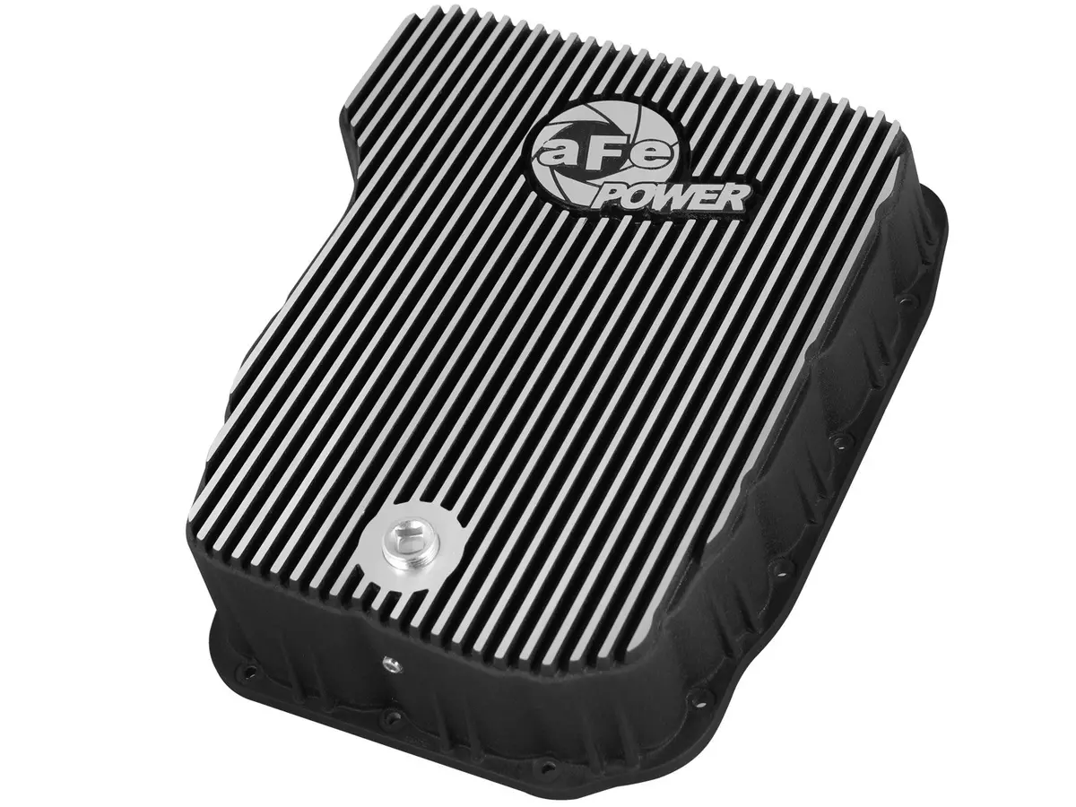 Afe: Transmission Pan, Machined Fins Dodge Diesel Trucks 07.5-12 L6-6.7L (Td) (68Rfe Transmission) 1