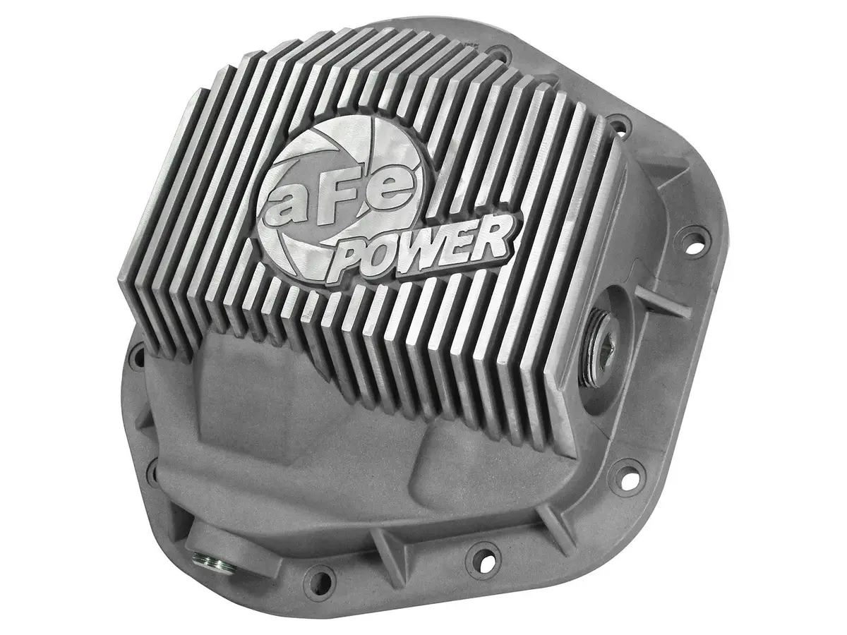 Afe: Street Series Front Differential Cover - Raw Finish Ford F-250/F-350/Excursion 99-16 V8-7.3L/6.0L/6.4L/6.7L (Td) (Dana 50 / Dana 60 / Dana 61 Axles) 1