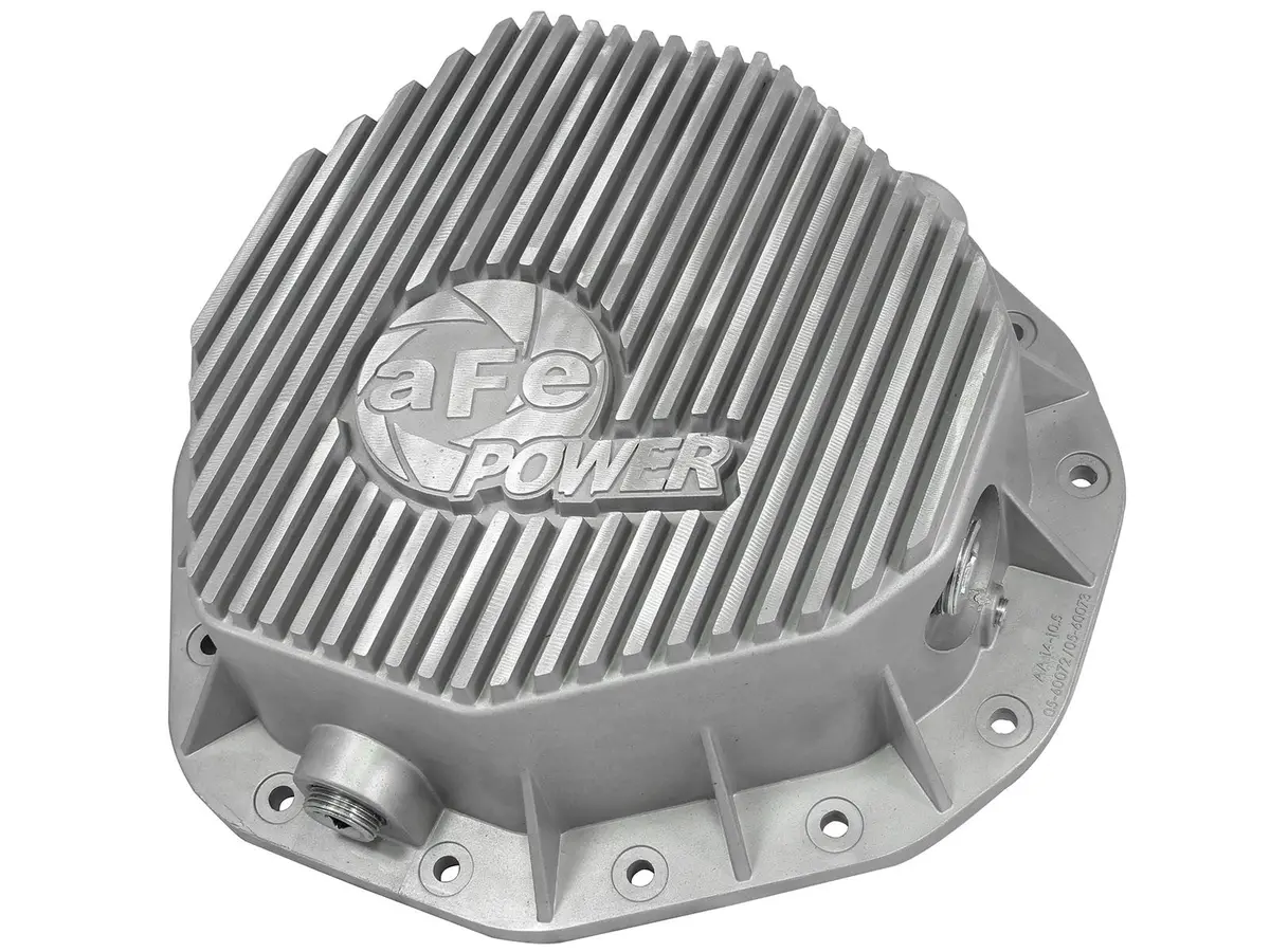 Afe: Rear Differential Cover, Raw Finish; Street Series Dodge Diesel Trucks 03-05 L6-5.9L (Td) (Aam 10.5-14 Bolt Axles) 1