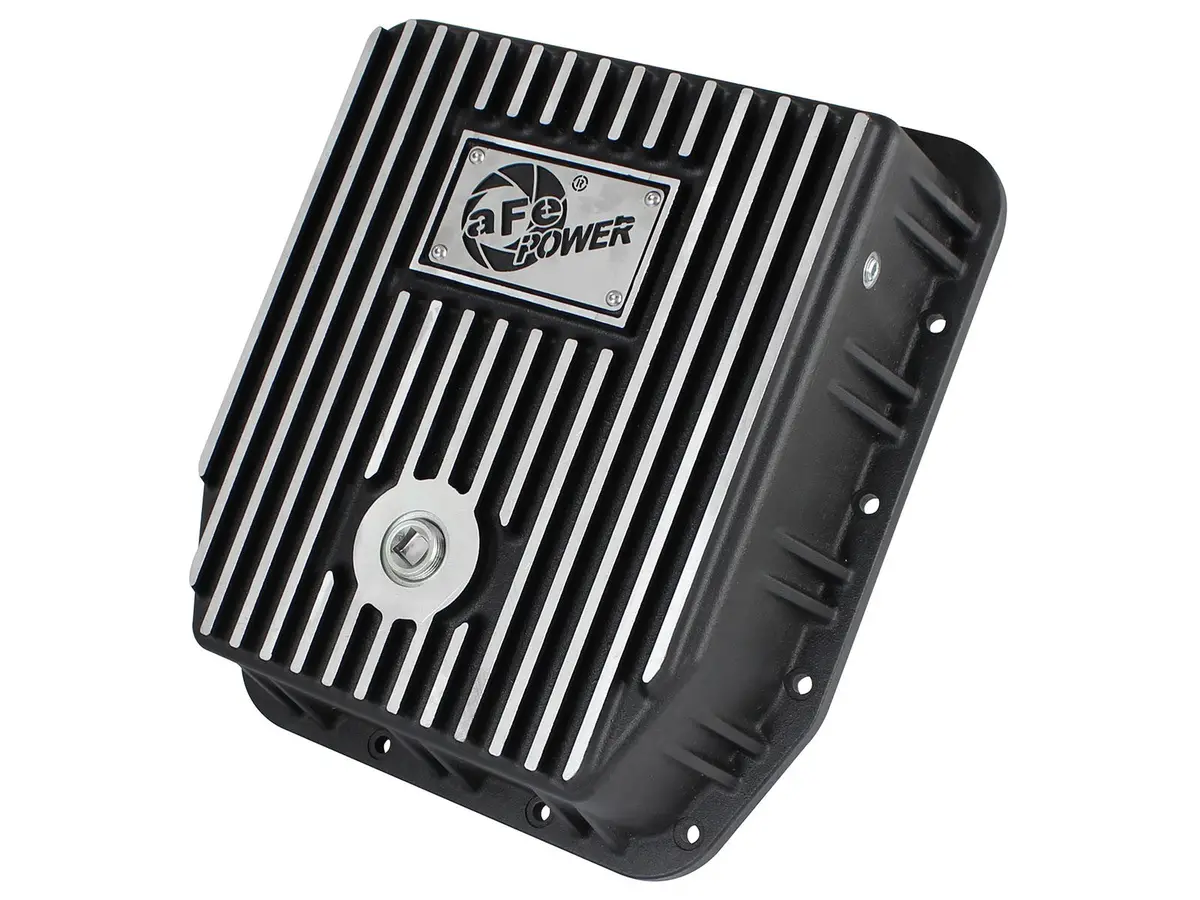 Afe: Transmission Pan, Machined Fins Ford Trucks 93-08 (Aode/4R70w Transmission) 1