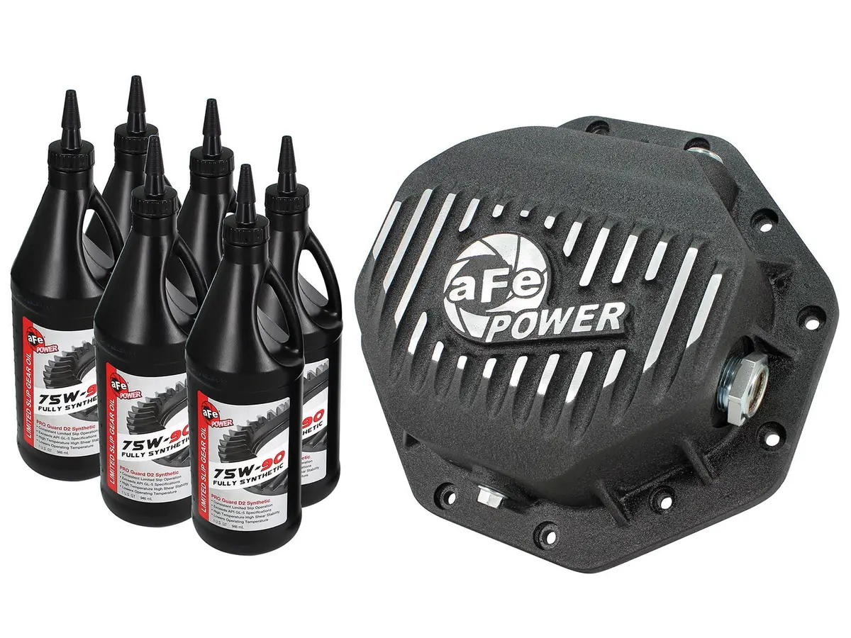 Afe: Rear Differential Cover, Machined Fins; Pro Series W/ Gear Oil 	 Dodge/Ram 94-18 (Corporate 9.25-12 Bolt Axles) 1
