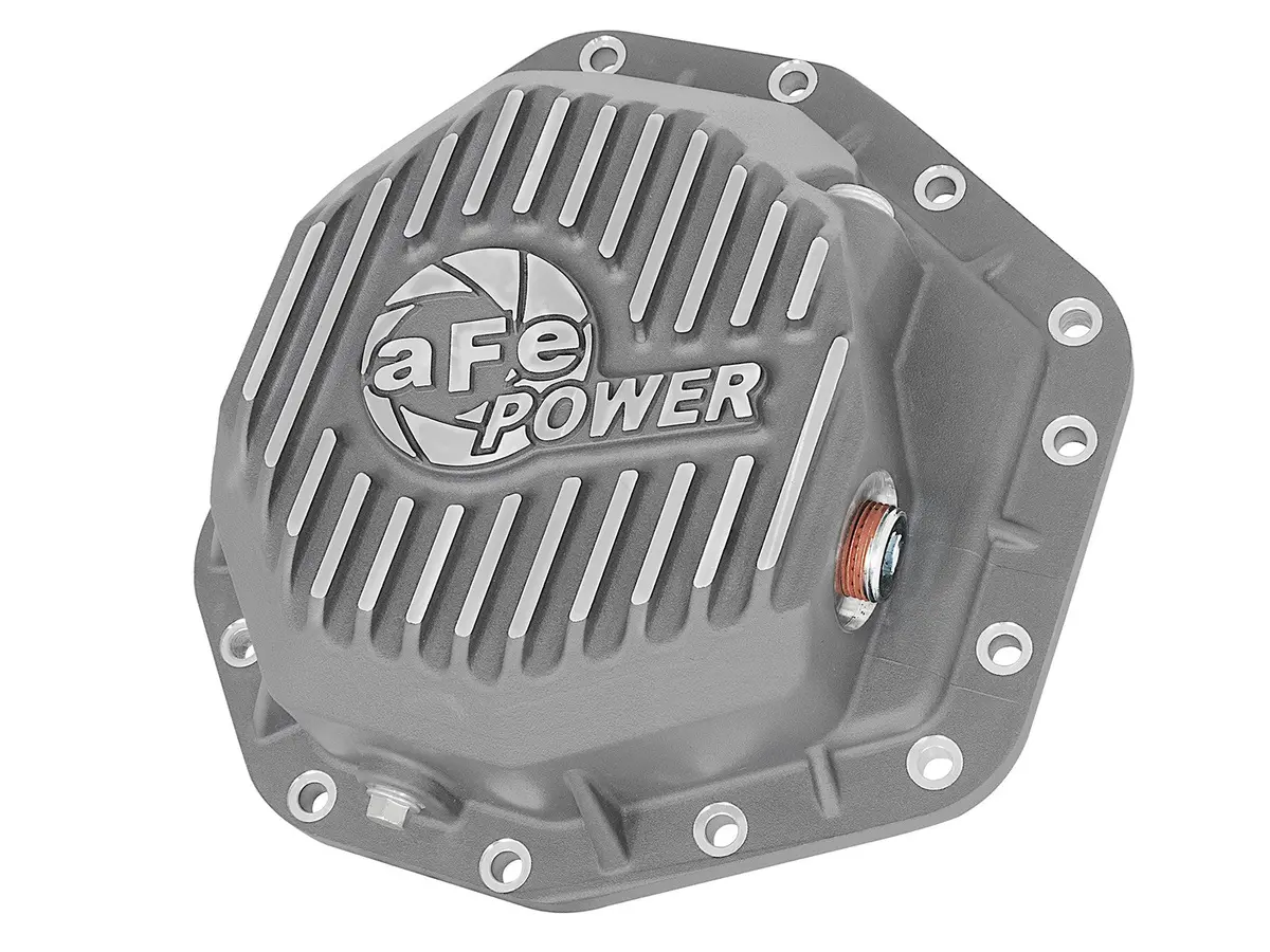 Afe: Rear Differential Cover, Raw Finish; Street Series Ford F-250/F-350 17-19 V8-6.7L (Td) Dana M275-14 1