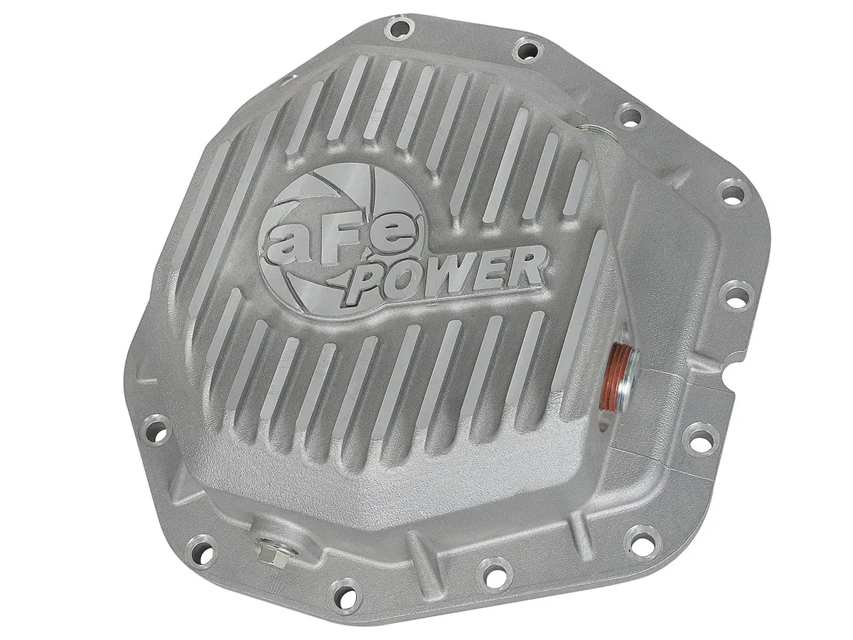 Afe: Rear Differential Cover, Raw Finish; Street Series Ford F-350/F-450 17-19 V8-6.7L (Td) Dana M300-14 (Dually) 1